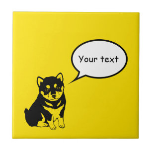 Azulejo do Cão Chinês Shiba Inu 2018