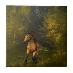 Azulejo do cavalo do Buckskin