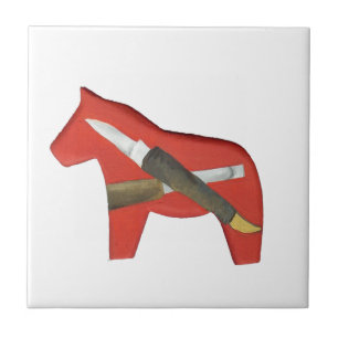 Azulejo do cavalo do Dala do Woodcarver