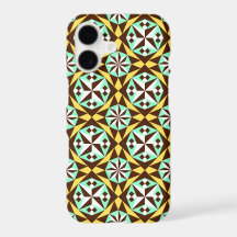 Azulejo do cimento de Barcelona no amarelo, no