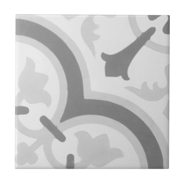 Azulejo do cimento do Encaustic da reprodução em (Frente)