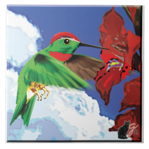 Azulejo do colibri