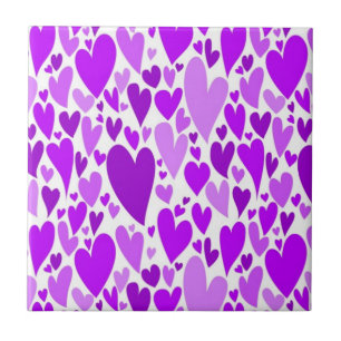 Azulejo do Dia de os namorados roxo