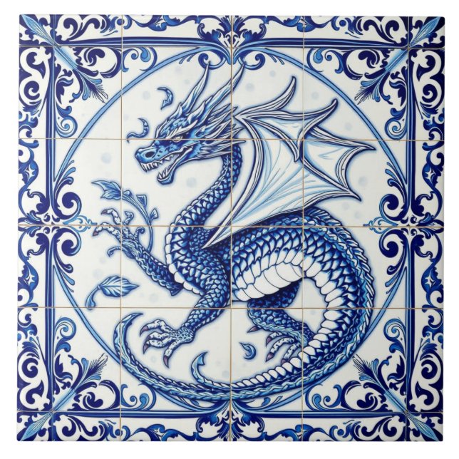 azulejo do dragão da lua safira (Frente)