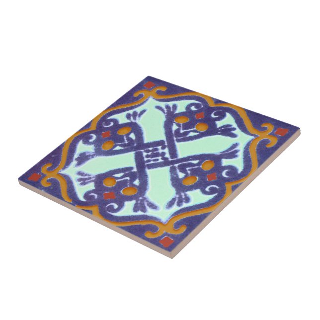 Azulejo do Estilo Talavera Mexicano (Lateral)