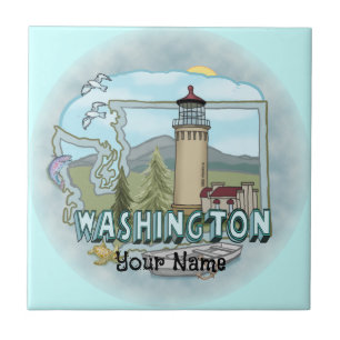 Azulejo do farol de Washington