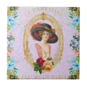 Azulejo do francês do vintage