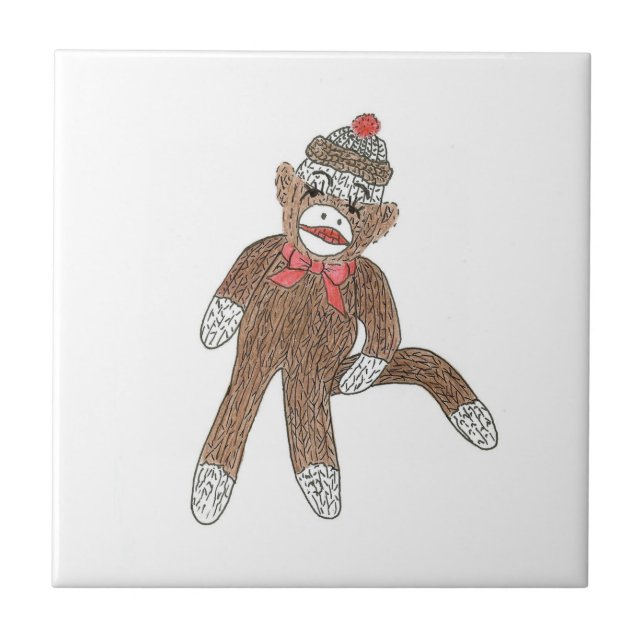 Azulejo do Macaco Sock (Frente)