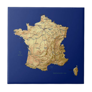 Azulejo do mapa de France