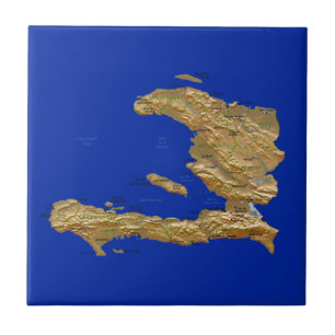 Azulejo do mapa de Haiti