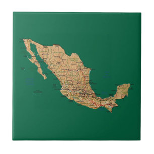 Azulejo do mapa de México
