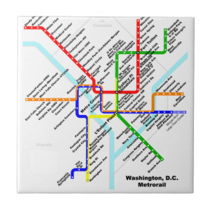 Azulejo do metro do Washington DC
