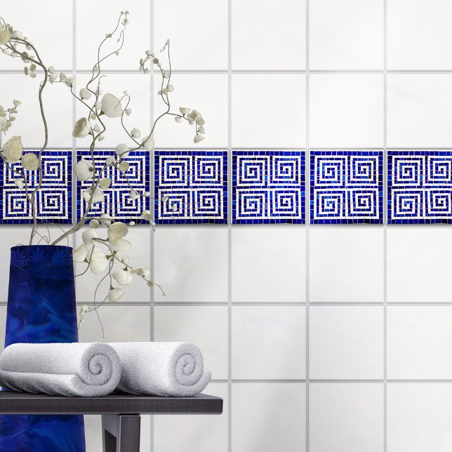 Azulejo do Mosaico Quebrado pelo Meander Chave Gre (Criador carregado)