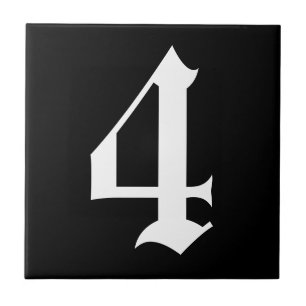 Azulejo do número gótico