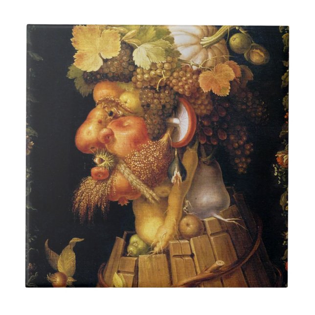 Azulejo do outono de Arcimboldo (Frente)