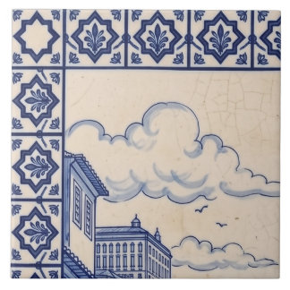 Azulejo do Porto Mural 1 de 6 Superior Esquerdo