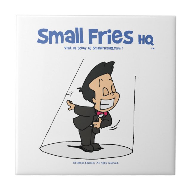 Azulejo do QG Oscar das fritadas pequenas (Frente)