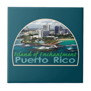 Azulejo do quadrado de PUERTO RICO