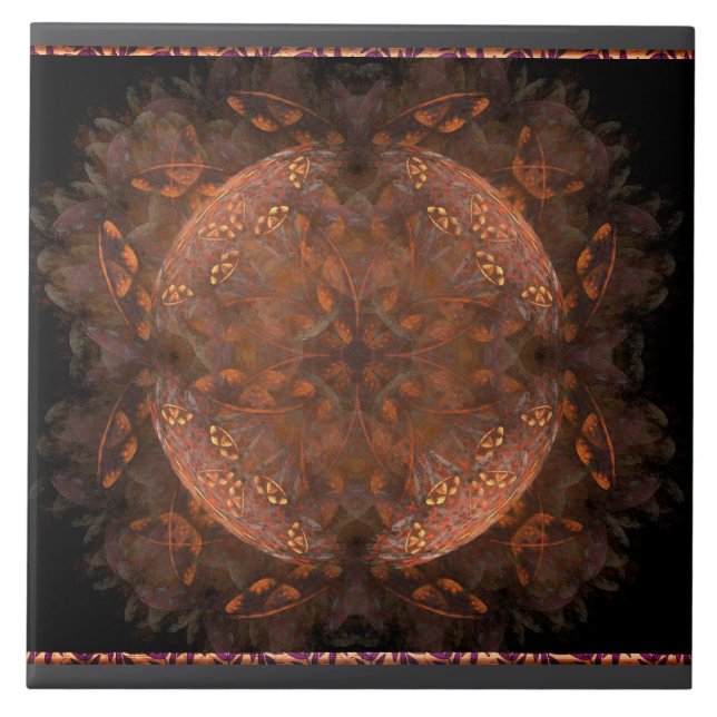 Azulejo do Shimmer de Cobre ouro (Frente)