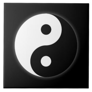Azulejo do símbolo de Yin Yang