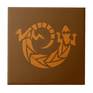 Azulejo do sudoeste do geco de Brown