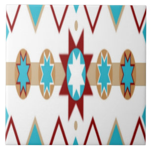 Azulejo do teste padrão do nativo americano