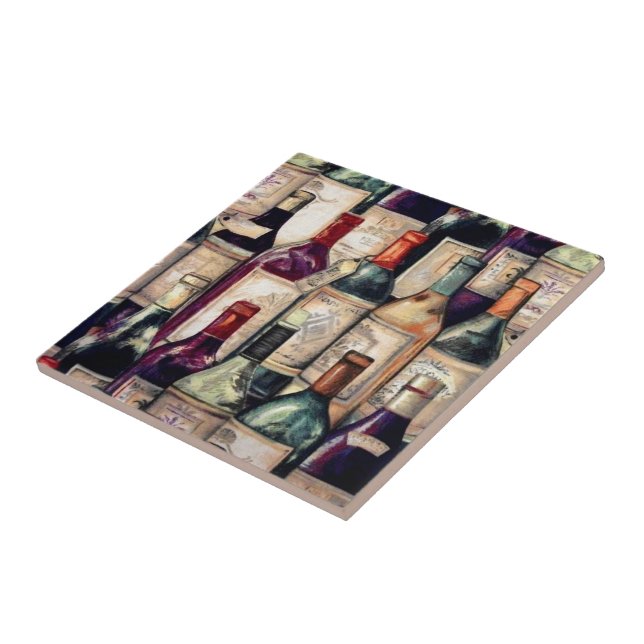 Azulejo dos amantes de vinho (Lateral)