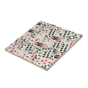 Azulejo dos cartões de jogo