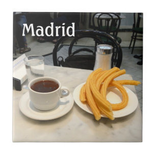 azulejo dos churros do engodo do chocolate