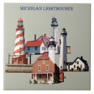 Azulejo dos faróis de Michigan