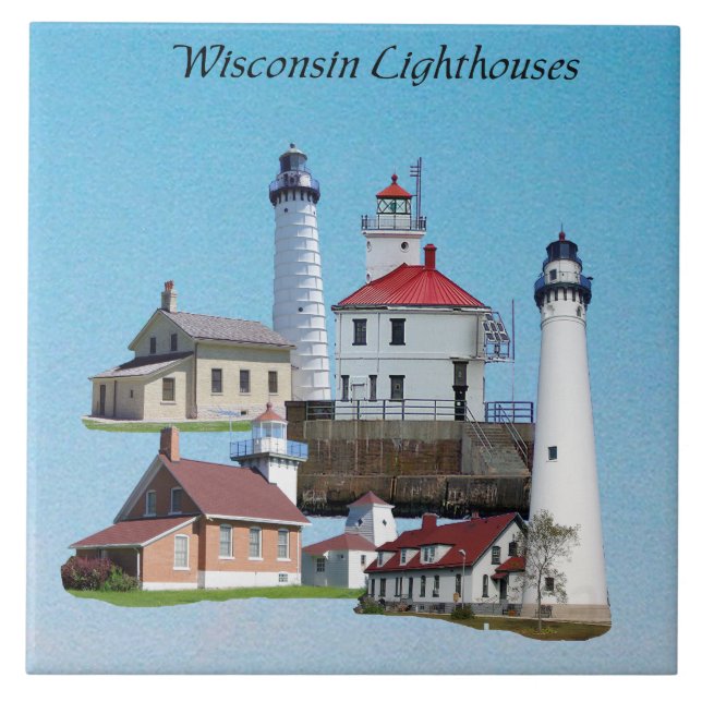 Azulejo dos Faróis de Wisconsin (Frente)
