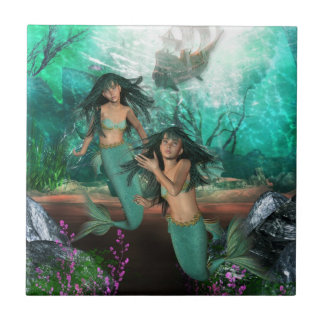 Azulejo dos gêmeos da sereia