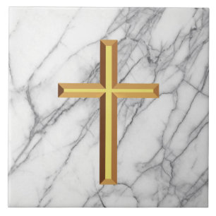 Azulejo Dourado Cross Cerâmica