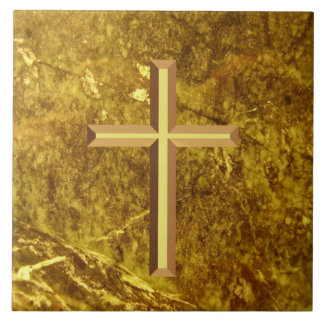 Azulejo Dourado Cross Cerâmica