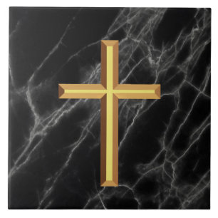 Azulejo Dourado Cross Cerâmica
