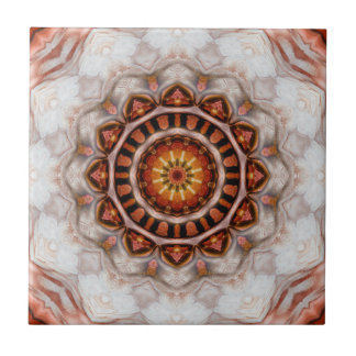 Azulejo Dourado de Padrão Geométrico Floral Star