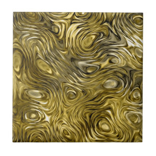 Azulejo "Dourado" derretido do impressão