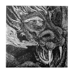 Azulejo Dragon