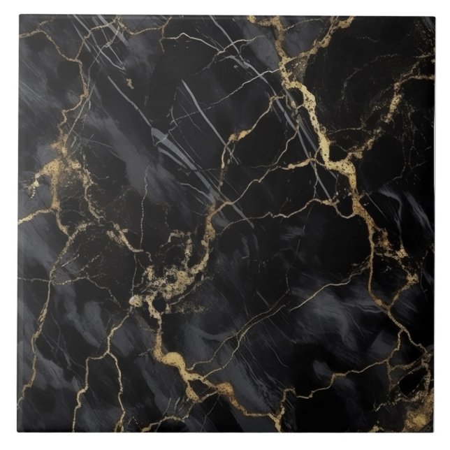 Azulejo Elegante Dourado Marble Cerâmico (Frente)