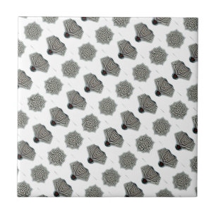 azulejo em forma de preto e branco