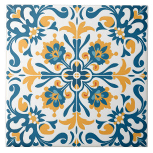 Azulejo Espanhol Azulejo Cerâmico Mediterrâneo