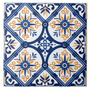 Azulejo Espanhol Azulejo Cerâmico Mediterrâneo