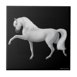 Azulejo espanhol da etapa do cavalo andaluz