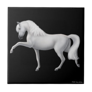 Azulejo espanhol da etapa do cavalo andaluz