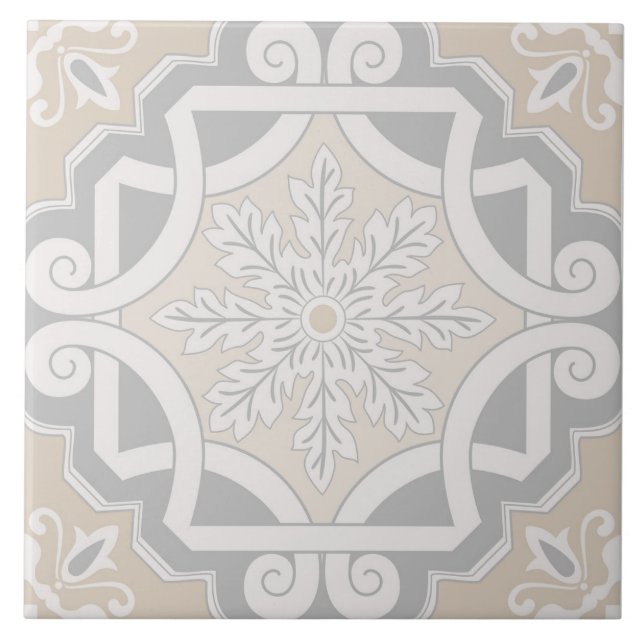 Azulejo Espanhol Padrão Cerâmico  (Frente)