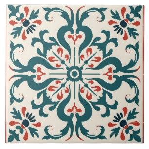 Azulejo Espanhol Telha Cerâmica Mediterrânea