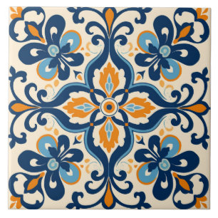 Azulejo Espanhol Telha Cerâmica Mediterrânea