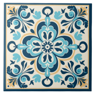 Azulejo Espanhol Telha Cerâmica Mediterrânea