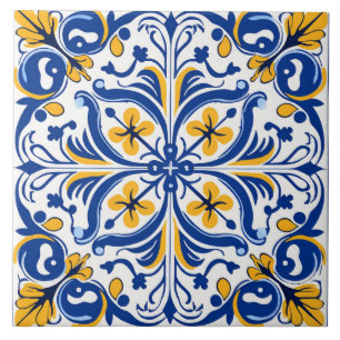 Azulejo Espanhol Telha Cerâmica Mediterrânea