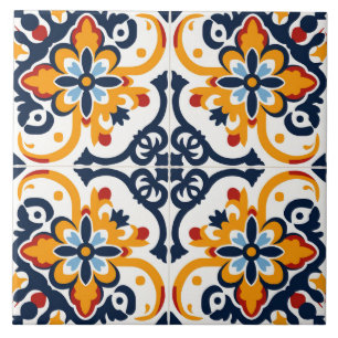 Azulejo Espanhol Telha Cerâmica Mediterrânea